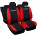 Coprisedili Seat Arona Bicolore - Nero / Rosso